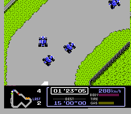 ファミコングランプリ　Ｆ１レース