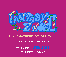 ファンタジーゾーンII オパオパの涙