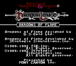 ドラゴンオブフレイム【AD&D】