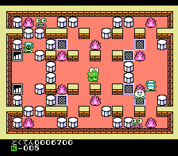 けろっぴとけろりーぬのスプラッシュボム！